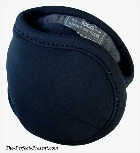 Folding Earmuffs - Ear Warmers - 180s Adult Unisex Black