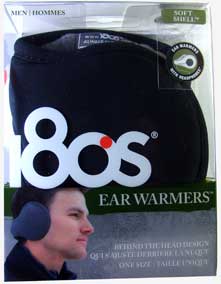 180s Men's Soft Shell Ear Warmers with Built-in Headphone Earmuffs image