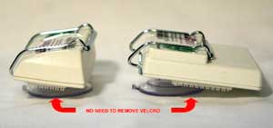 EZ Pass-Port Showing Velcro Still Attached