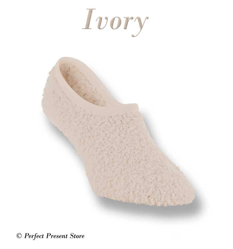 World's Softest Cozy Footie Socks - Cornflower