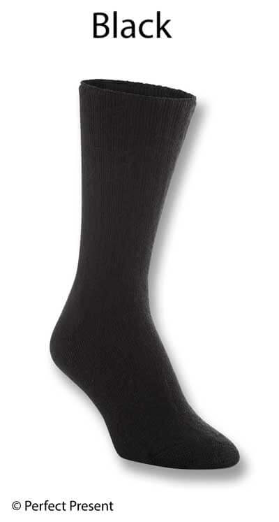World's Softest Black Classic Crew Socks